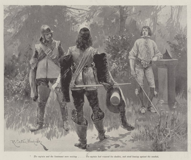 Sotto la veste rossa, di Stanley J Weyman da Richard Caton Woodville junior