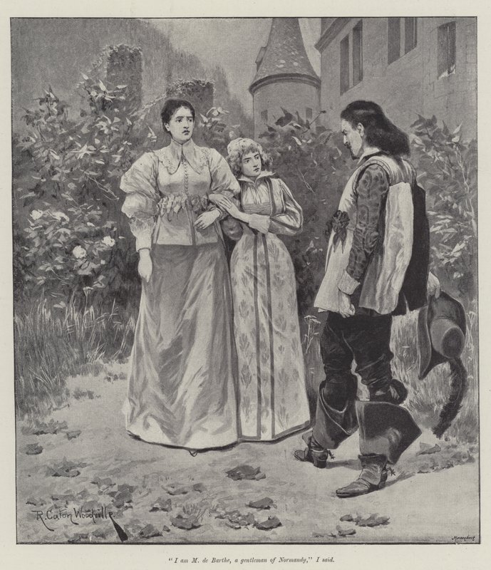 Sotto la veste rossa, di Stanley J Weyman da Richard Caton Woodville junior