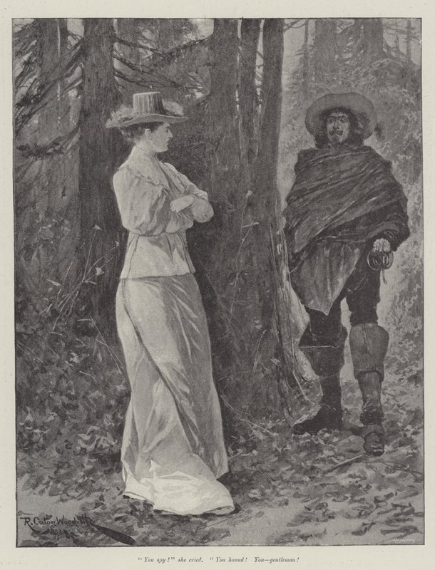 Sotto la veste rossa, di Stanley J Weyman da Richard Caton Woodville junior