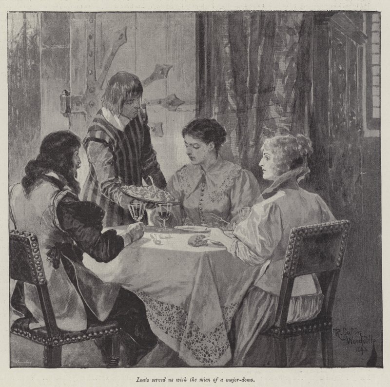 Sotto la veste rossa, di Stanley J Weyman da Richard Caton Woodville junior