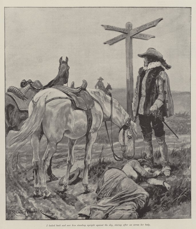Sotto la veste rossa, di Stanley J Weyman da Richard Caton Woodville junior