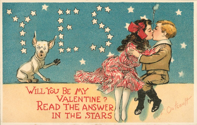 Vuoi essere il mio valentino? Leggi la risposta nelle stelle da Richard Felton Outcault
