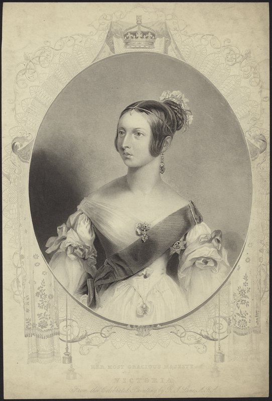 Ritratto della regina Vittoria da Richard James Lane