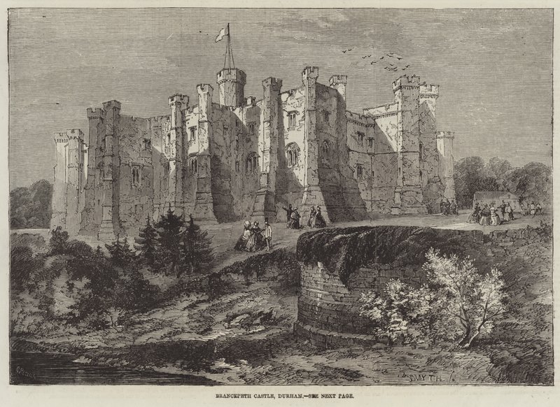 Castello di Brancepeth, Durham da Richard Principal Leitch