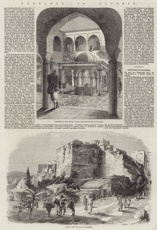 Schizzi in Algeria da Richard Principal Leitch