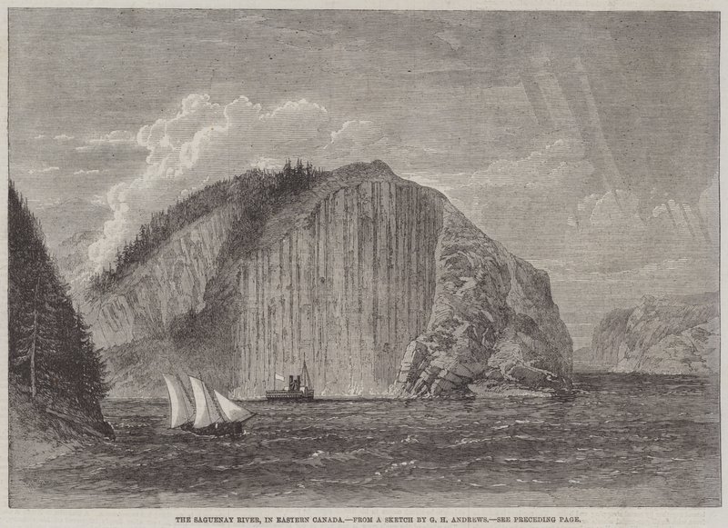 Il fiume Saguenay, nell