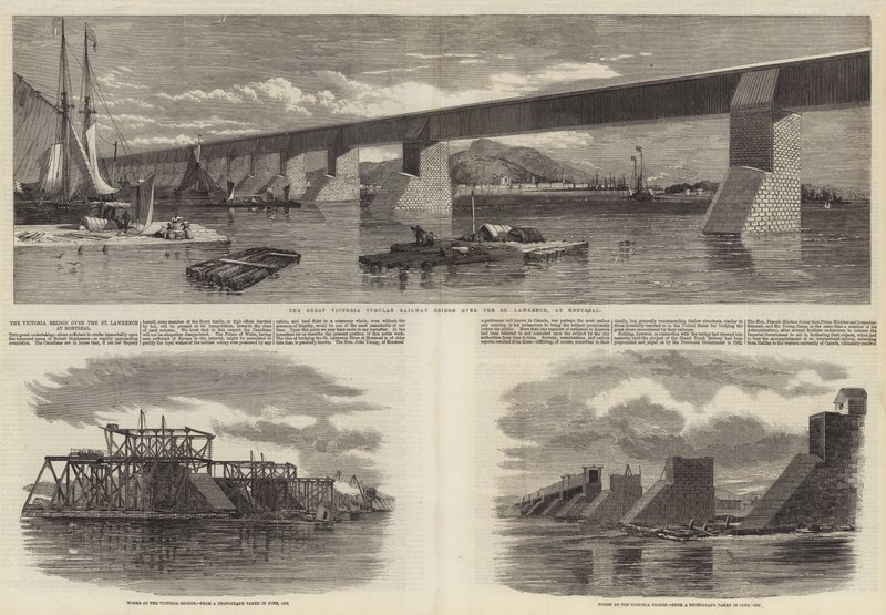 Il Ponte Victoria sul San Lorenzo a Montreal da Richard Principal Leitch
