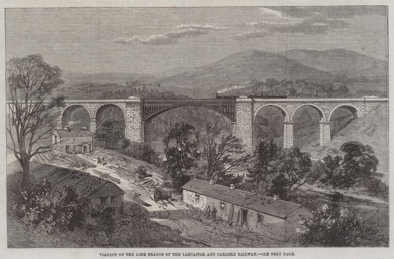 Viadotto sulla Lime Branch della Lancaster and Carlisle Railway da Richard Principal Leitch