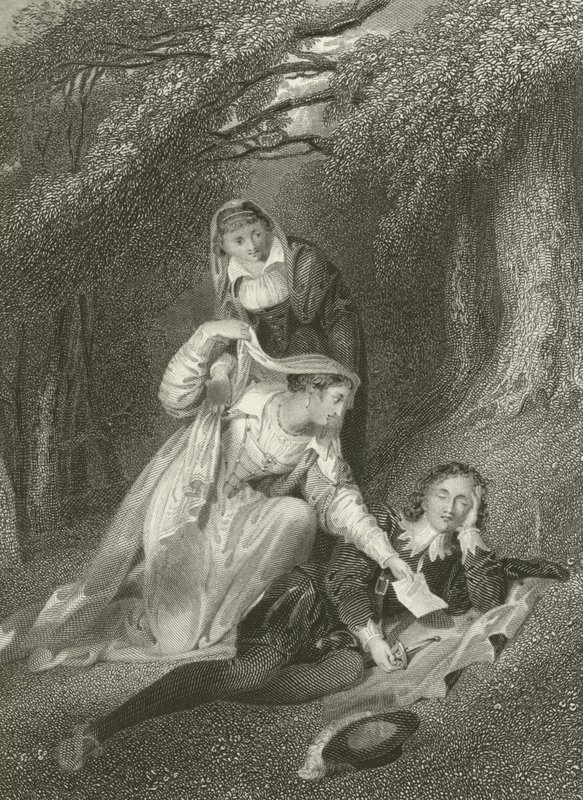 Il Sogno del Poeta da Richard Westall