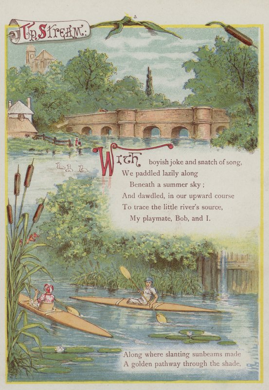 Pagina da Upstream di Richard Andre (litografia a colori) da Richard Andre