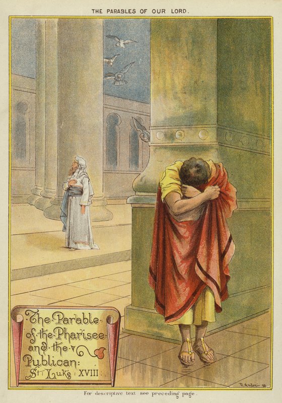Le parabole di Cristo: La parabola del fariseo e del pubblicano da Richard Andre