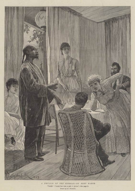Una Phyllis delle Sierras, di Bret Harte da Richard Caton Woodville junior