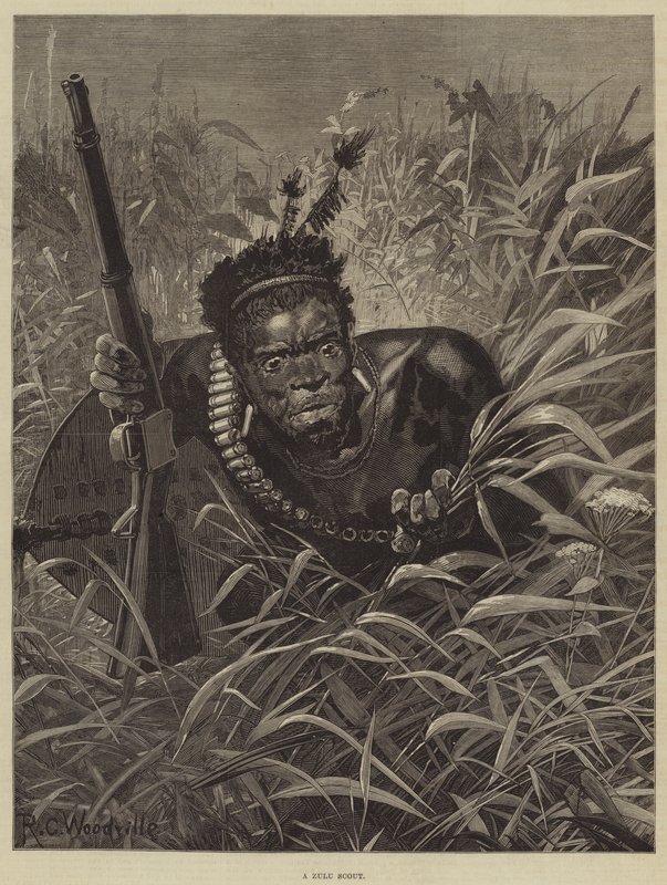 Uno scout Zulu da Richard Caton Woodville junior