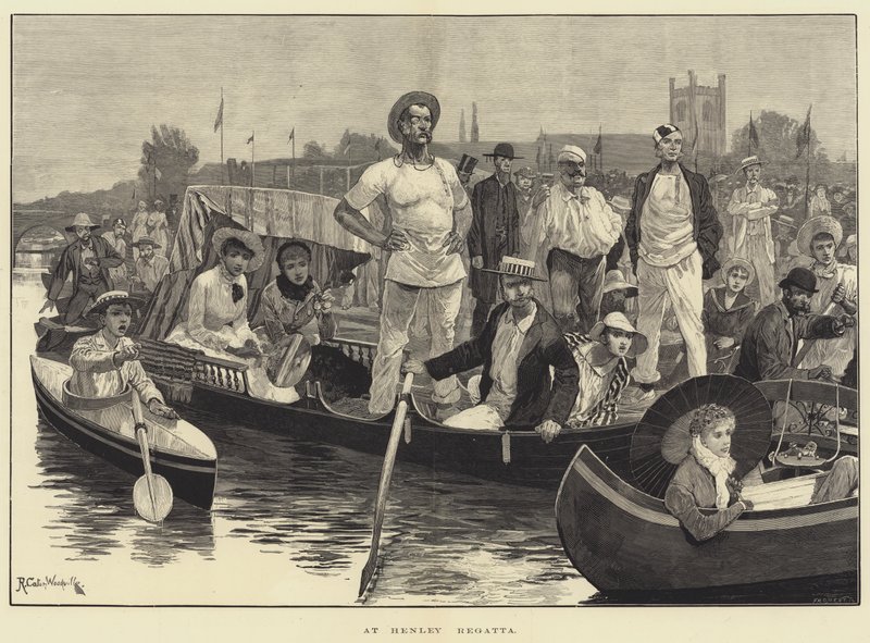Alla Regata di Henley da Richard Caton Woodville junior
