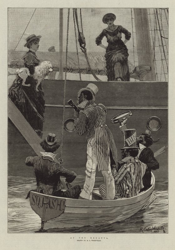 Alla regata da Richard Caton Woodville junior