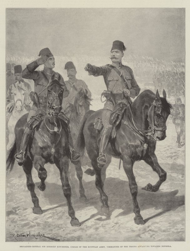 Il generale di brigata Sir Herbert Kitchener, Sirdar dell