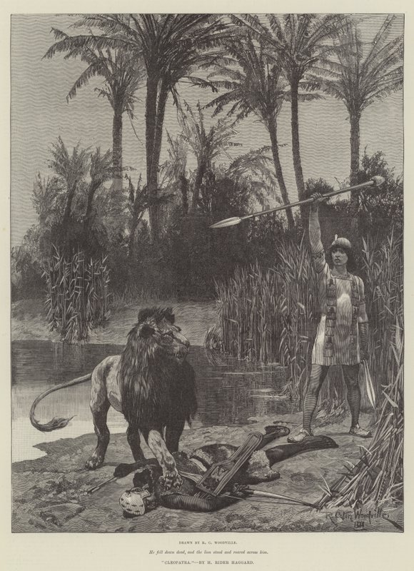 Cleopatra, di H Rider Haggard da Richard Caton Woodville junior