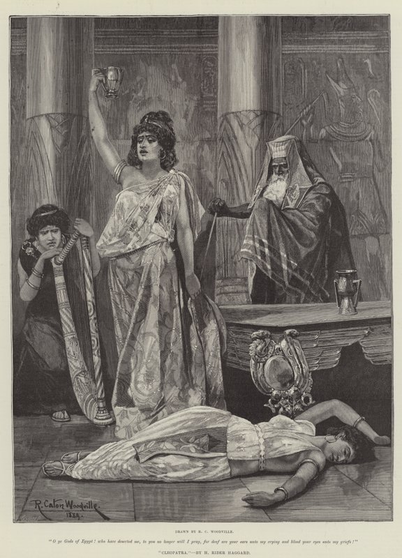 Cleopatra, di H Rider Haggard da Richard Caton Woodville junior