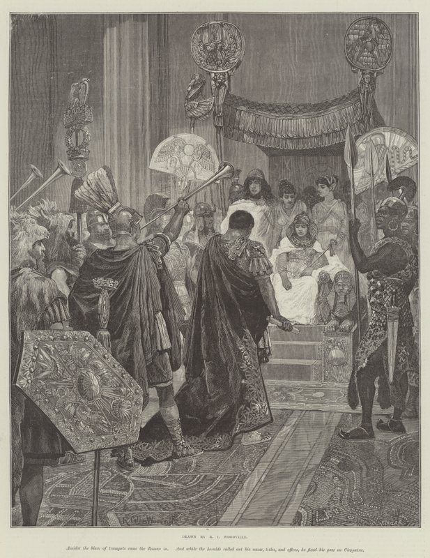 Cleopatra, di H Rider Haggard da Richard Caton Woodville junior