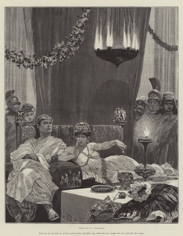Cleopatra, di H Rider Haggard da Richard Caton Woodville junior