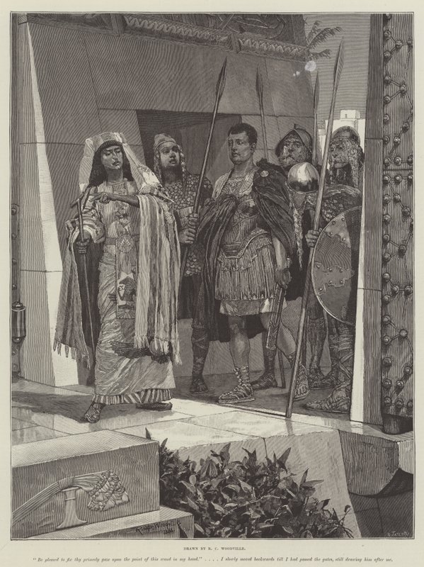 Cleopatra, di H Rider Haggard da Richard Caton Woodville junior