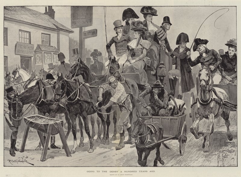 Andare al Derby cento anni fa da Richard Caton Woodville junior