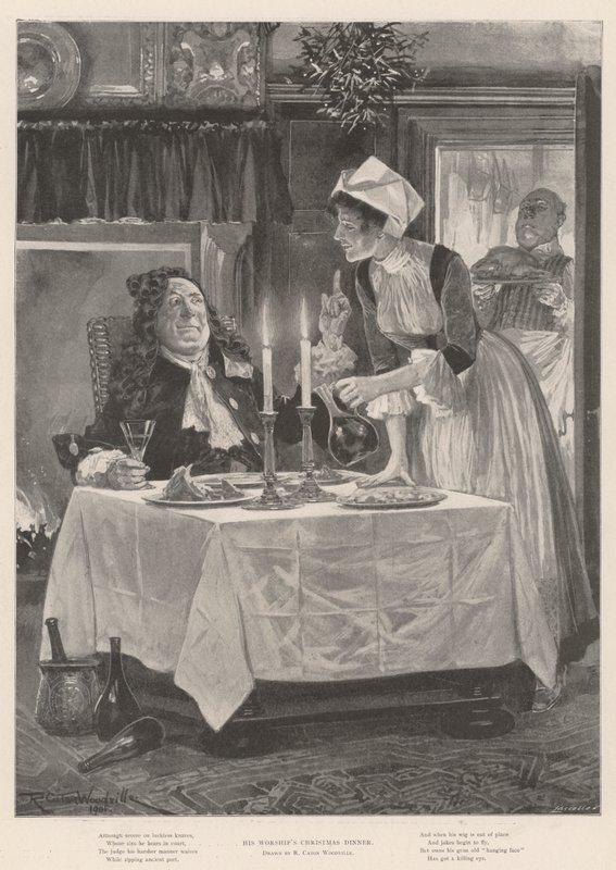 Il pranzo di Natale di Sua Eccellenza da Richard Caton Woodville junior