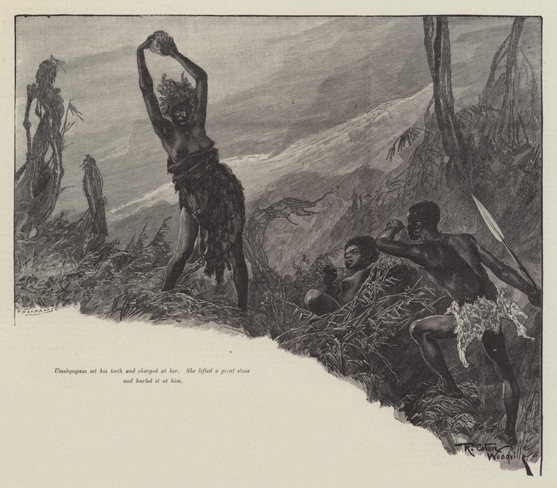 Nada il Giglio, di H Rider Haggard da Richard Caton Woodville junior
