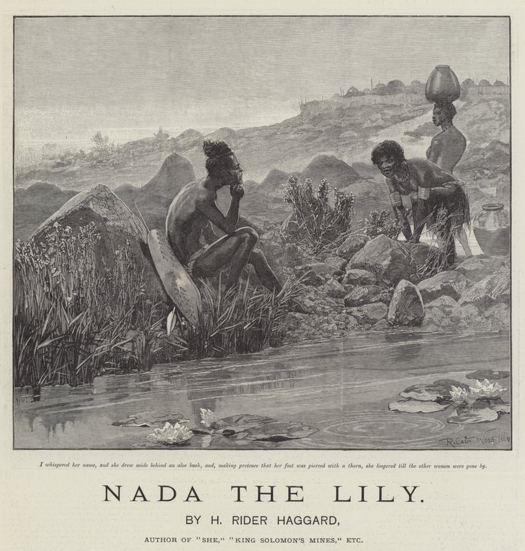 Nada il Giglio, di H Rider Haggard da Richard Caton Woodville junior