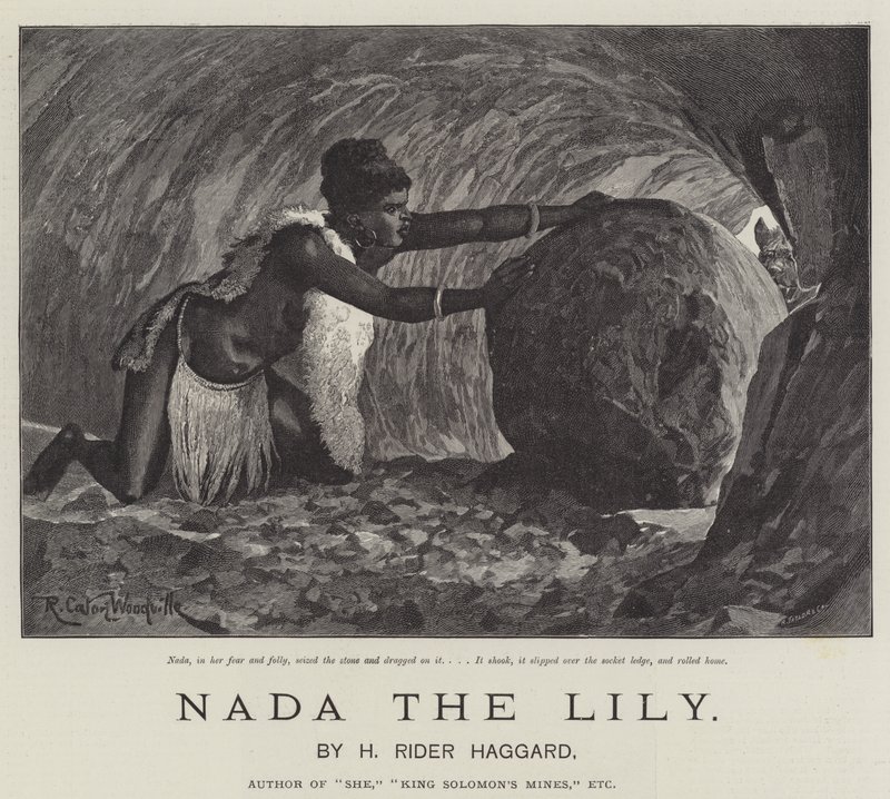 Nada il giglio, di H Rider Haggard da Richard Caton Woodville junior
