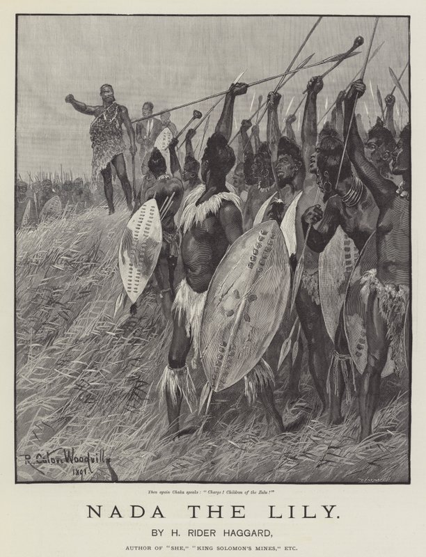 Nada il Giglio, di H Rider Haggard da Richard Caton Woodville junior