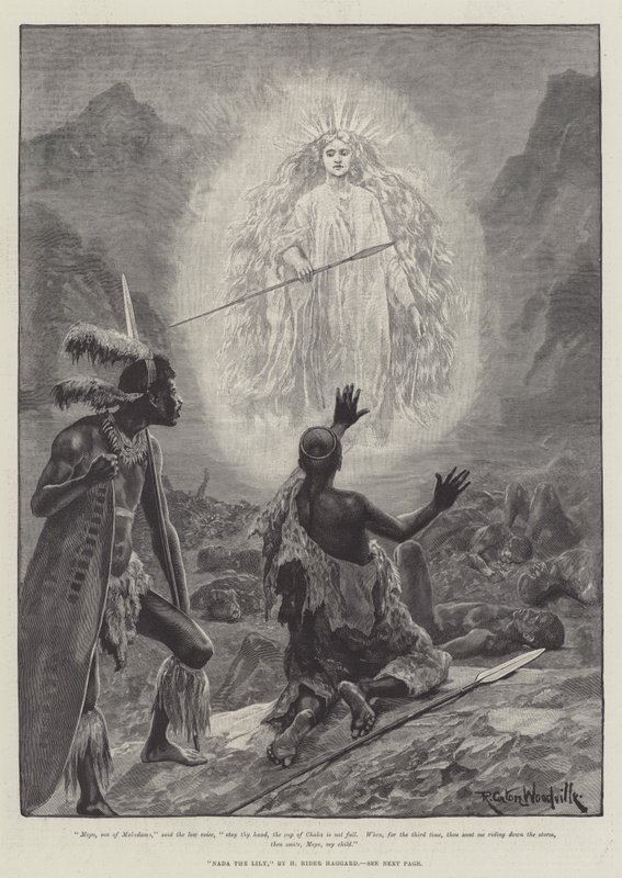 Nada il Giglio, di H Rider Haggard da Richard Caton Woodville junior