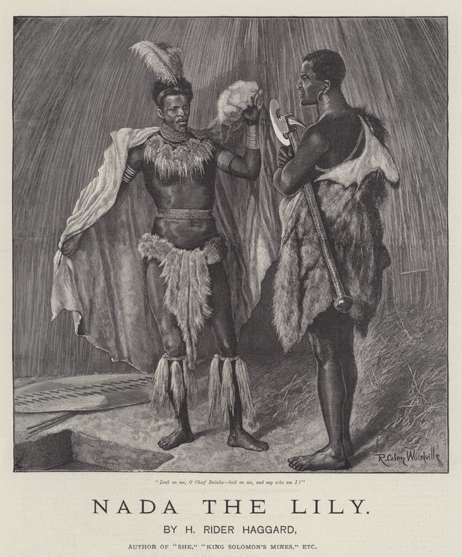 Nada the Lily, di H Rider Haggard da Richard Caton Woodville junior