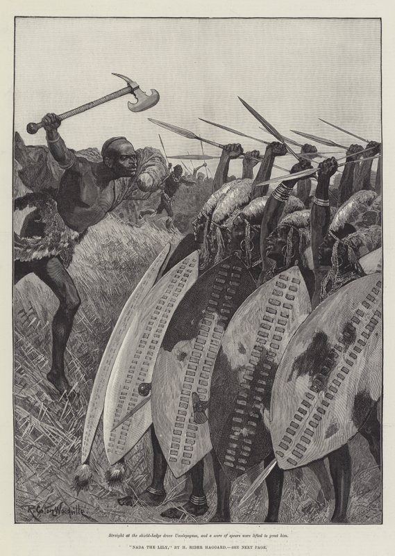 Nada il giglio, di H Rider Haggard da Richard Caton Woodville junior