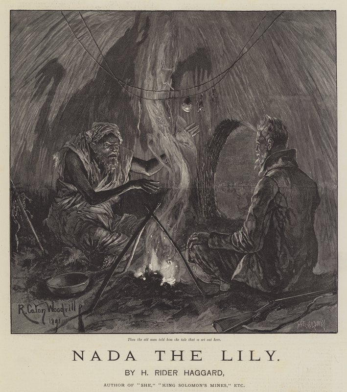 Nada il Giglio, di H Rider Haggard da Richard Caton Woodville junior