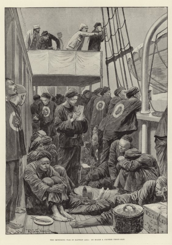 La guerra imminente in Asia orientale da Richard Caton Woodville junior