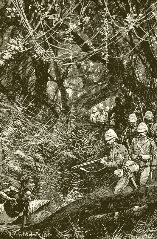 La marcia verso Coomassie da Richard Caton Woodville junior