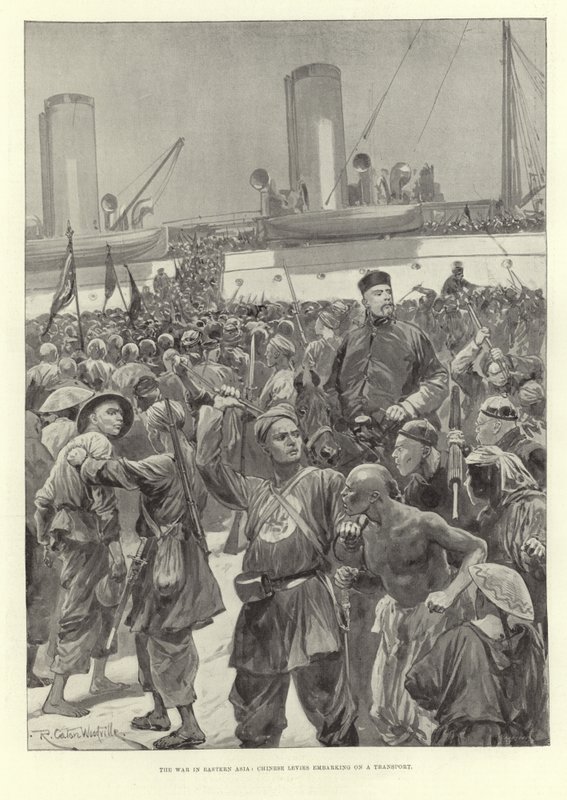La Guerra in Asia Orientale da Richard Caton Woodville junior