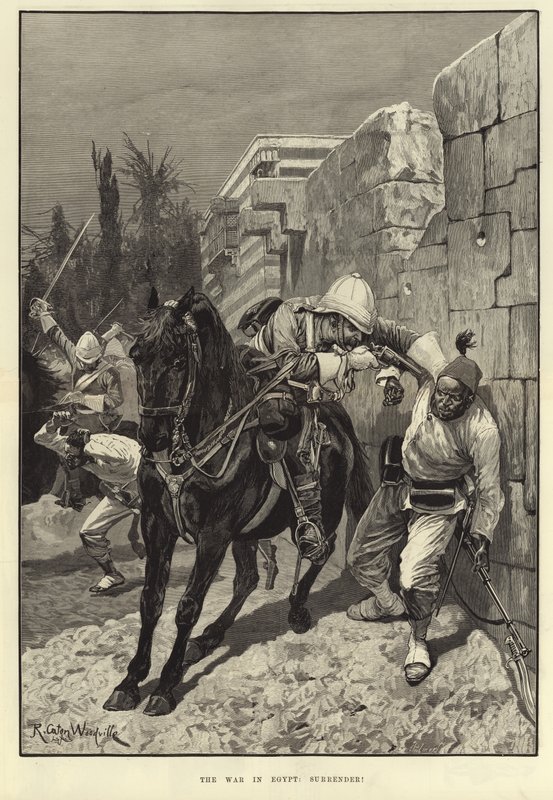 La guerra in Egitto: Arrenditi! da Richard Caton Woodville junior