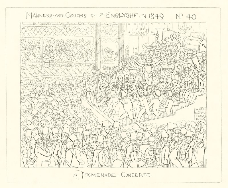 1849, Un Concerto Promenade da Richard Doyle