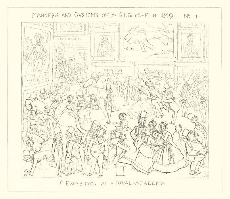 1849, Una Mostra alla Royal Academy da Richard Doyle