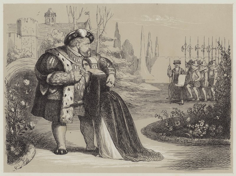 Momento critico nella vita di Catherine Parr da Richard Doyle