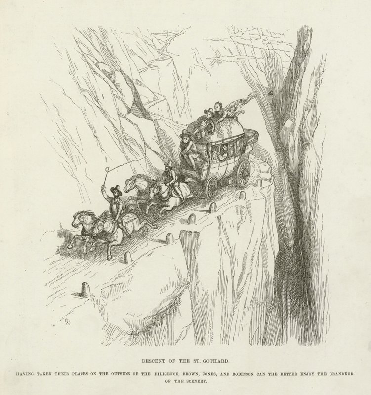 Discesa del San Gottardo da Richard Doyle