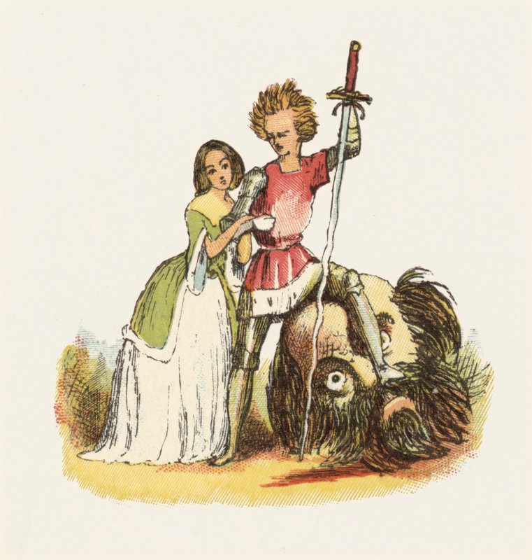 Illustrazione per Jack The Giant Killer da Richard Doyle