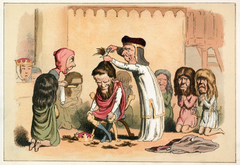 Re Enrico I e Serlo, Vescovo di Seez da Richard Doyle