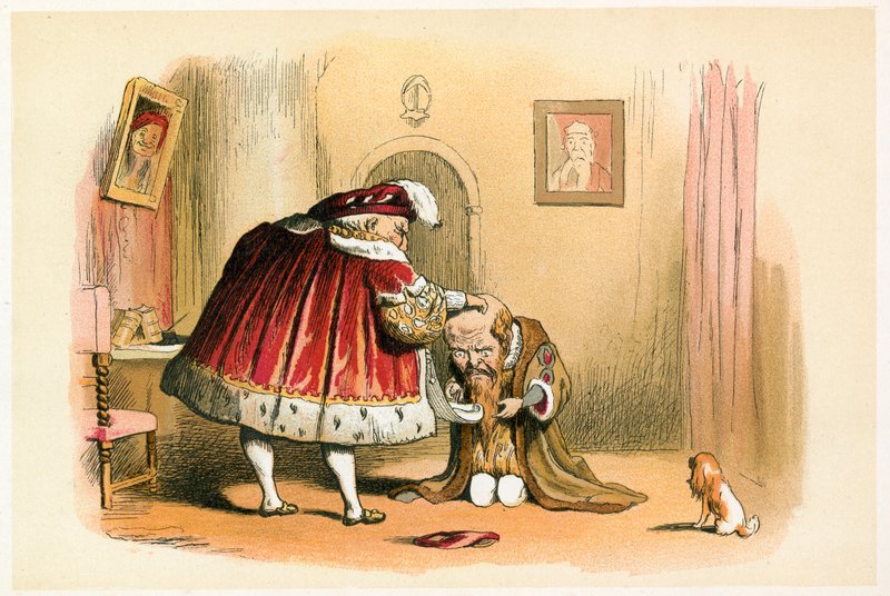 Re Enrico VIII e un membro del Parlamento da Richard Doyle
