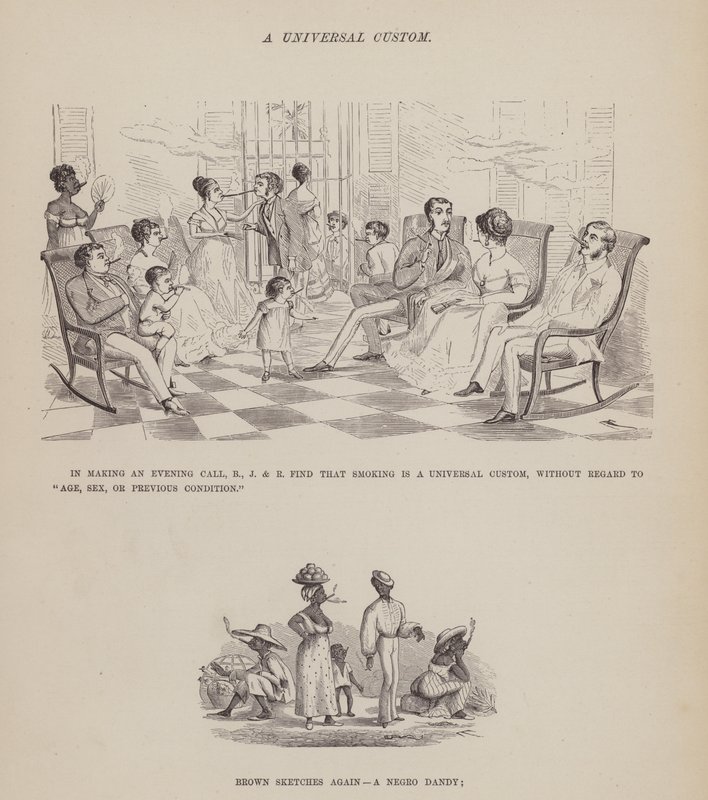 Pagina da Il tour americano dei signori Brown, Jones e Robinson da Richard Doyle