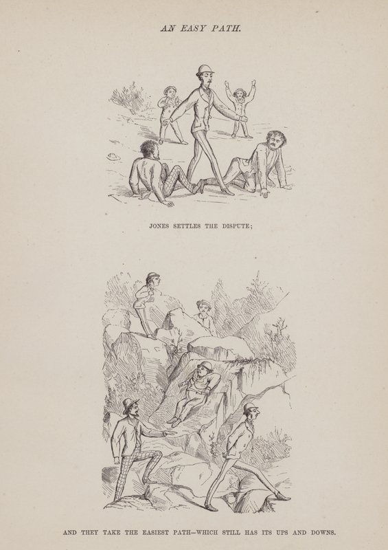 Pagina da Il tour americano dei signori Brown, Jones e Robinson da Richard Doyle