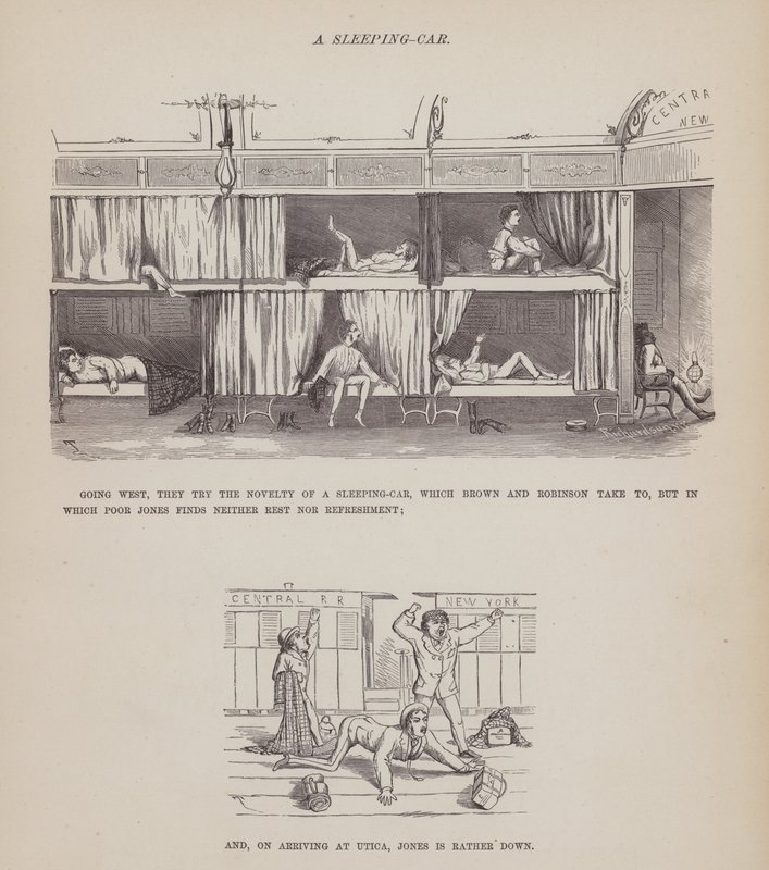 Pagina da Il tour americano dei signori Brown, Jones e Robinson da Richard Doyle