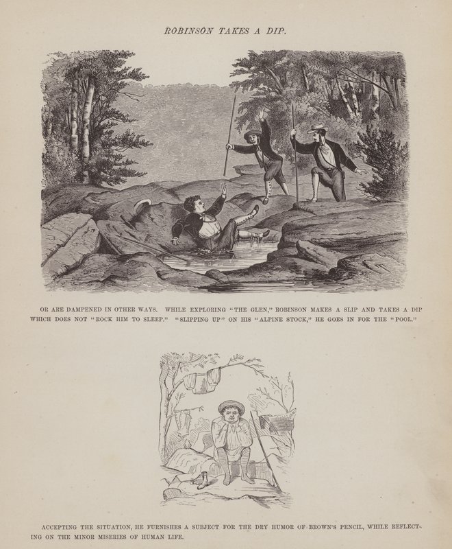 Pagina da Il tour americano dei signori Brown, Jones e Robinson da Richard Doyle
